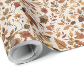 Gezellig herfstinpakpapier cadeaupapier (Rol Hoek)