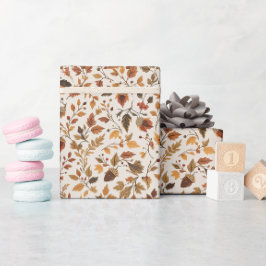 Gezellig herfstinpakpapier cadeaupapier