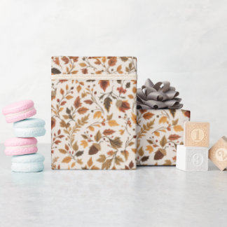 Gezellig herfstinpakpapier cadeaupapier