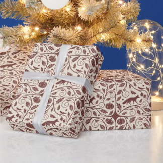 Gezellig herfstinpakpapier cadeaupapier