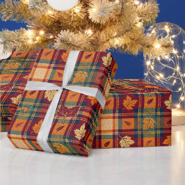 Gezellig herfstinpakpapier cadeaupapier
