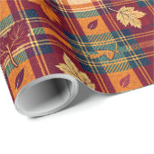 Gezellig herfstinpakpapier cadeaupapier (Rol Hoek)