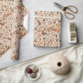 Gezellig herfstinpakpapier cadeaupapier