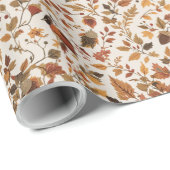 Gezellig herfstinpakpapier cadeaupapier (Rol Hoek)