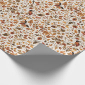 Gezellig herfstinpakpapier cadeaupapier (Hoek)