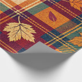 Gezellig herfstinpakpapier cadeaupapier (Hoek)