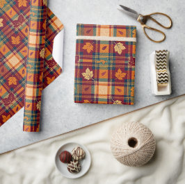 Gezellig herfstinpakpapier cadeaupapier