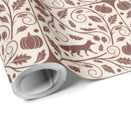 Gezellig herfstinpakpapier cadeaupapier
