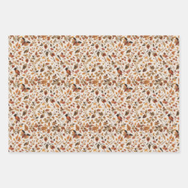 Gezellig herfstinpakpapier inpakpapier vel