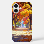 Gezellig herfstpark Case-Mate iPhone case (Achterkant)