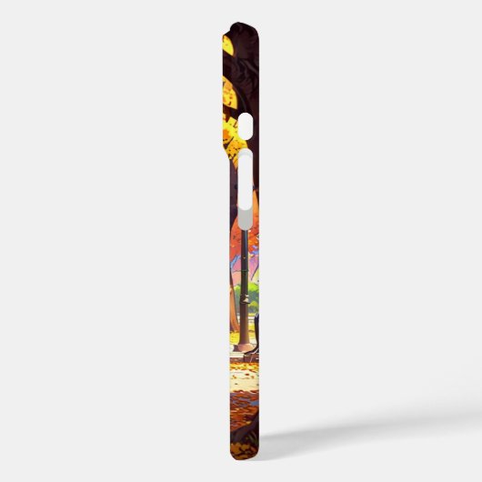 Gezellig herfstpark Case-Mate iPhone case (Achterkant / Links)