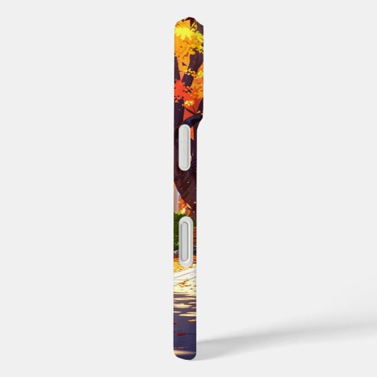 Gezellig herfstpark Case-Mate iPhone case (Achterkant / Rechts)