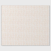 Gezellig Herfstpatroon Cadeaupapier (Vlak)