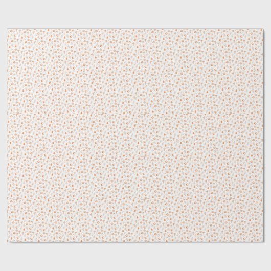 Gezellig Herfstpatroon Cadeaupapier (Vlak)