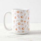 Gezellig Herfstpatroon Koffiemok (Links)