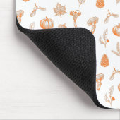 Gezellig Herfstpatroon Muismat (Hoek)