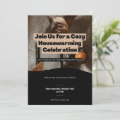 Gezellig Housewarming Celebration op maat Kaart (Staand voorkant)