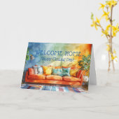 GEZELLIG HUIS Gelukkige sluitingsdag onroerend goe Kaart (Gele Bloem)