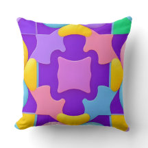 Gezellig huis Geometrisch Abstract Paars Modern de