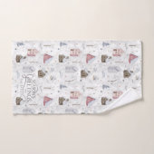 Gezellig Huis Kerstmis Roze ID985 Bad Handdoek (Handdoek)