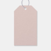 Gezellig Huis Kerstmis Roze ID985 Cadeaulabel (Achterkant)