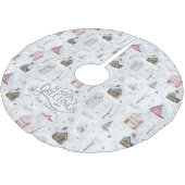 Gezellig Huis Kerstmis Roze ID985 Kerstboom Rok (Gekanteld)