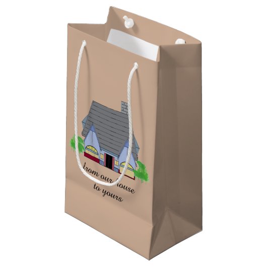 Gezellig Huis Klein Cadeauzakje (Voorkant Gekanteld)
