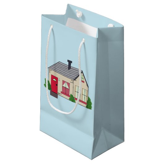 Gezellig Huis Klein Cadeauzakje (Voorkant Gekanteld)