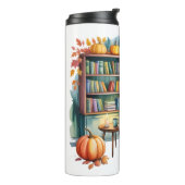 Gezellig huis leesfles — ingelijste wand  thermosbeker (Gedraaid links)