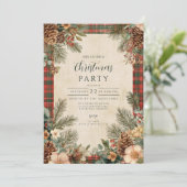 Gezellig huisje kerst kaart (Staand voorkant)