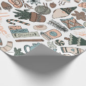 Gezellig Hygge inpakpapier - Kerstcadeau inpakken (Hoek)