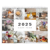Gezellig Jaar Fotocollage Modern 2025 Kalender (Hoes)