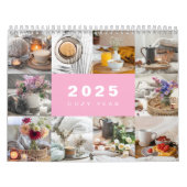 Gezellig Jaar Fotocollage Modern 2025 Kalender (Hoes)