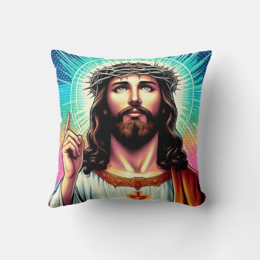 Gezellig Jezus kussen! Kussen (Achterkant)