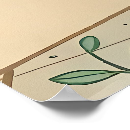 Gezellig kattenbad: grillige ontspanning poster (Hoek)