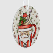 Gezellig Kerst Acryl Ornament (voorkant)