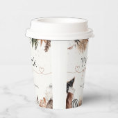 Gezellig Kerst Baby shower Papieren beker (Rechts)