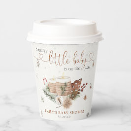 Gezellig Kerst Baby shower Papieren beker