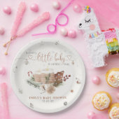Gezellig Kerst Baby shower Papieren Borden Papieren Bordje (Feest)