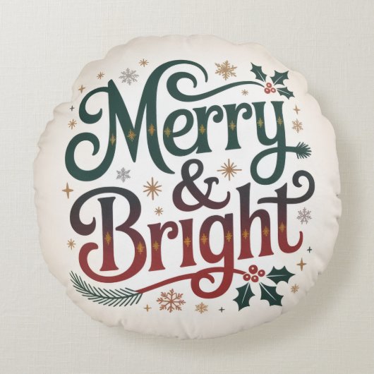 Gezellig Kerst Kinder Kussen | Schattigee vakantie (Voorkant)