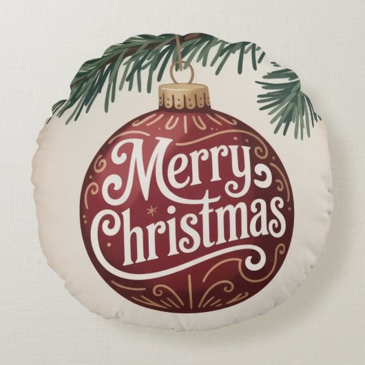 Gezellig Kerst Kinder Kussen | Schattigee vakantie (Voorkant)