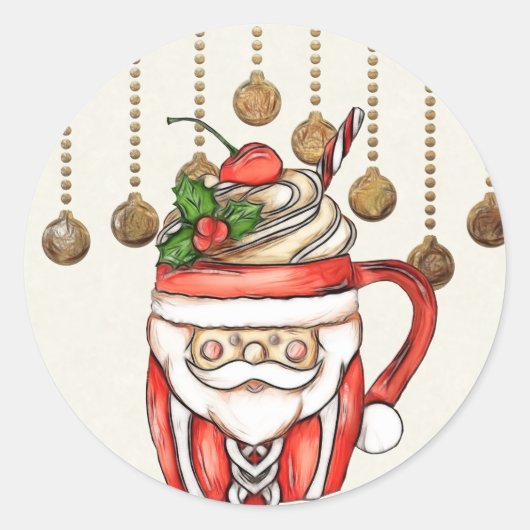 Gezellig Kerst sticker (Voorkant)