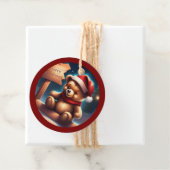 Gezellig Kerst Teddy Teken TWARTart Bedankjes Labels (In situ)