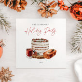 Gezellig kerstfeestje servet