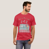 Gezellig kerstgezin t-shirt (Voorkant volledig)