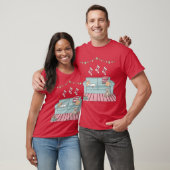 Gezellig kerstgezin t-shirt (Unisex)