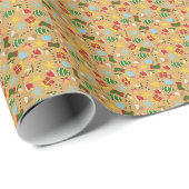 Gezellig kerstinpakpapier cadeaupapier (Rol Hoek)