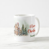 Gezellig Kerstmis winterbos met kabouter Koffiemok (Voorkant rechts)