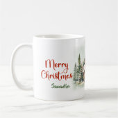 Gezellig Kerstmis winterbos met kabouter Koffiemok (Links)