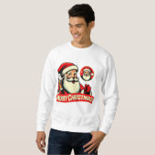 Gezellig kerstsweatshirt - Feestelijk vakantieontw Trui (Voorkant volledig)